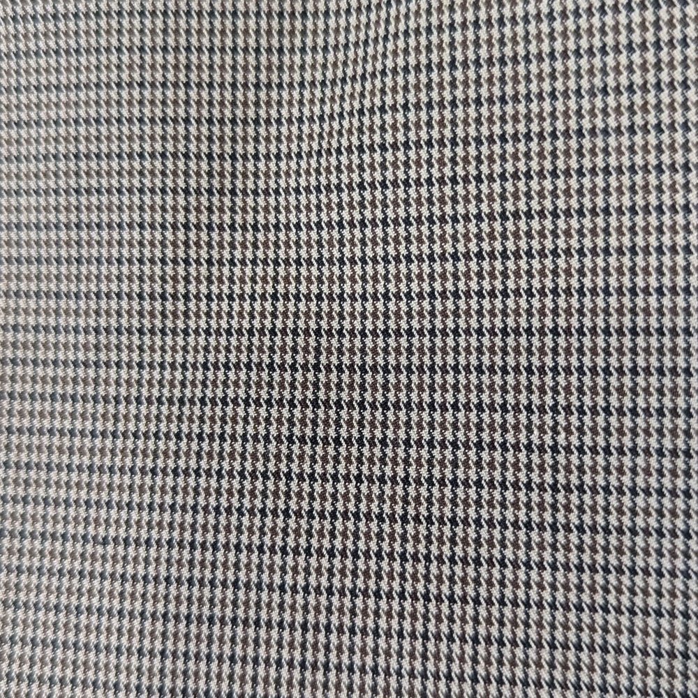 R13 Mini Houndstooth Trouser Leopard Print Silk Cuff 25 - Picture 9 of 11